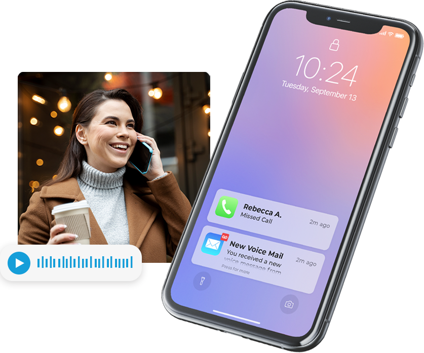 SolSwitch voicemail and call transcription delivered to email
